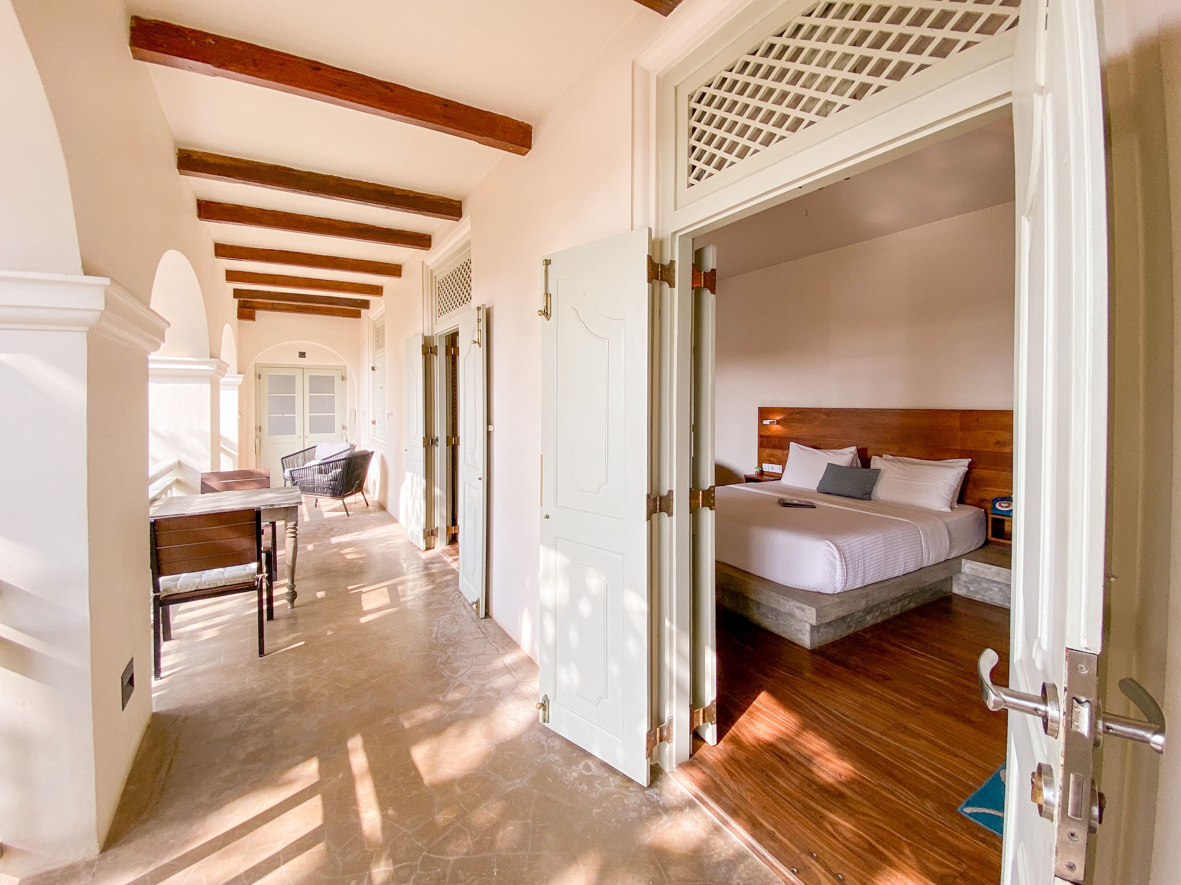 deluxe double room, ocean view, oceanfront | premium bedding, iron/ironing board, free wifi, bed sheets