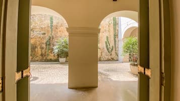 Standard Double Room, 1 Queen Bed, Courtyard Area | Courtyard view