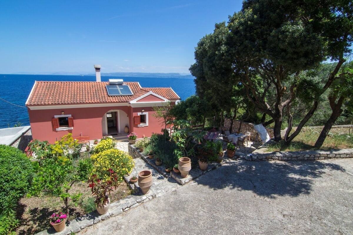 Villa, sjøutsikt (Thalassa) | Terrasse/patio
