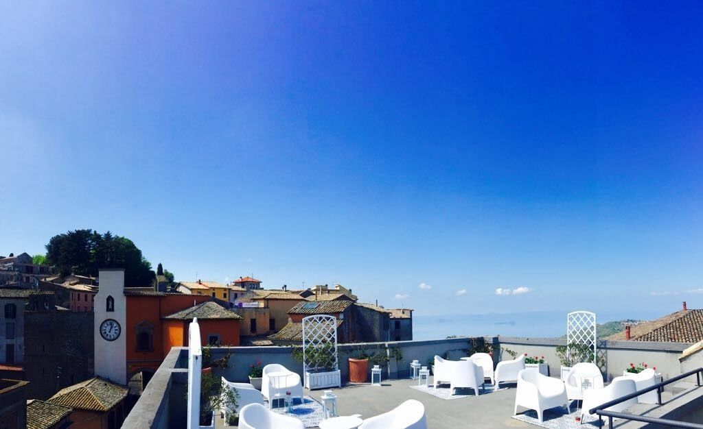 Blick von der Unterkunft