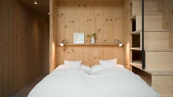 Lodge Maisonette | 1 sovrum, sängtillbehör av högsta kvalitet och ljudisolering