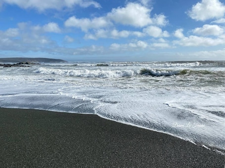 Beach nearby. Edge of the Avalon Inn