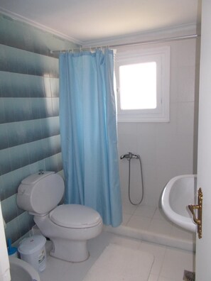 Shower, free toiletries, hair dryer, bidet - Iris Villa (Lefkada)