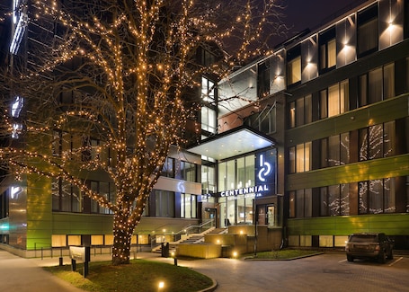 Front of property - evening/night