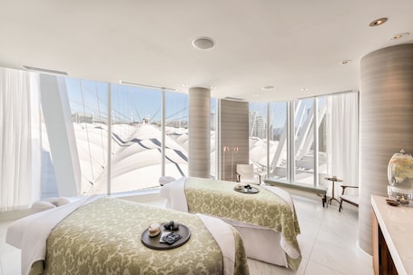 Salas de tratamiento para parejas, baño turco, tratamientos corporales