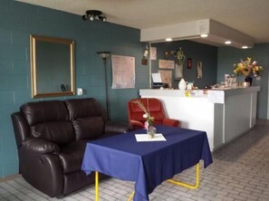 Sala de estar en el lobby