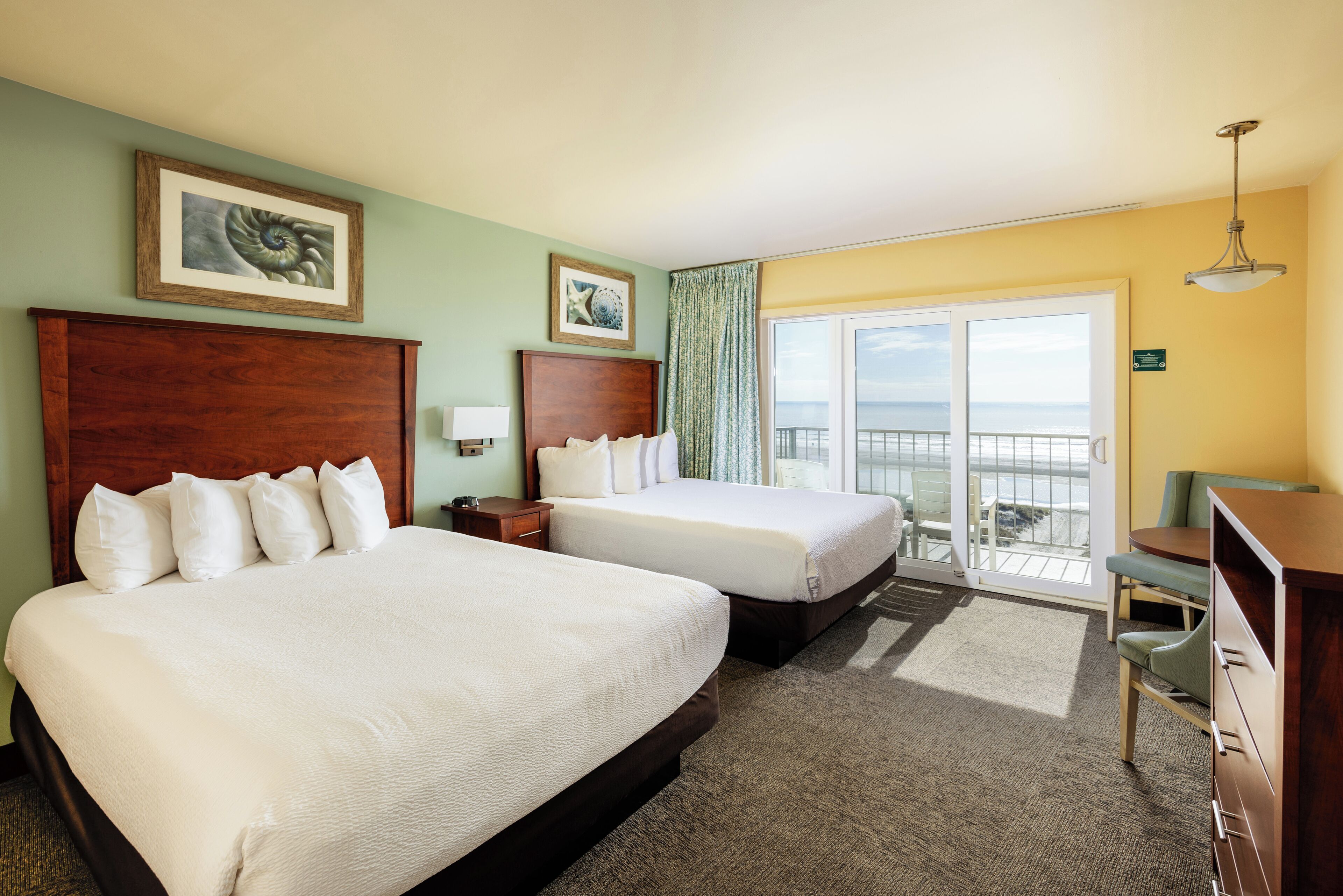 Basic Room, 2 Queen Beds, Ocean View | In-room safe, desk, iron/ironing board, WiFi (free)