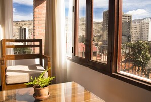 Deluxe Suite, 1 King Bed, City View, Mountainside | View from room