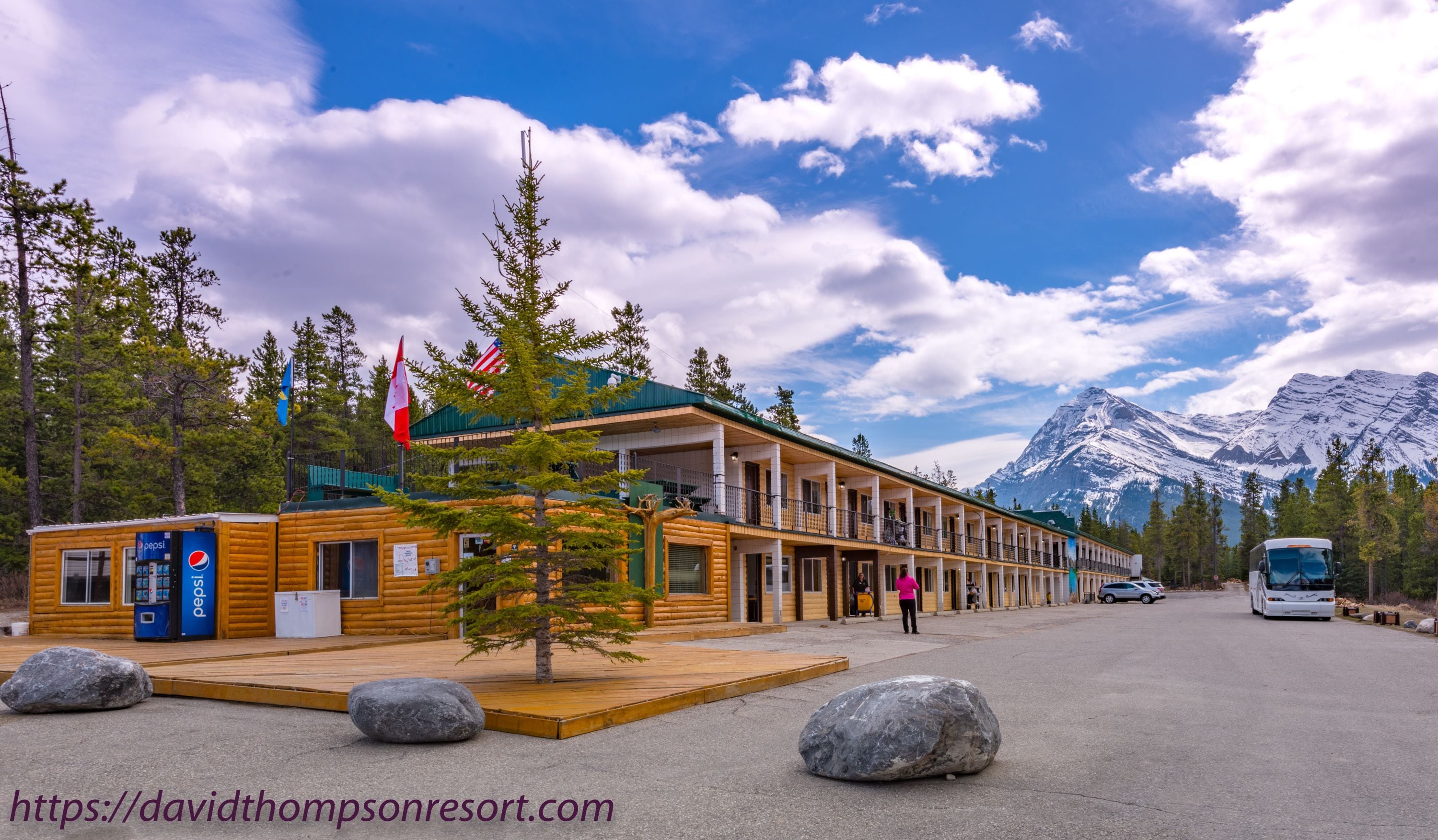 Majoituspaikan julkisivu