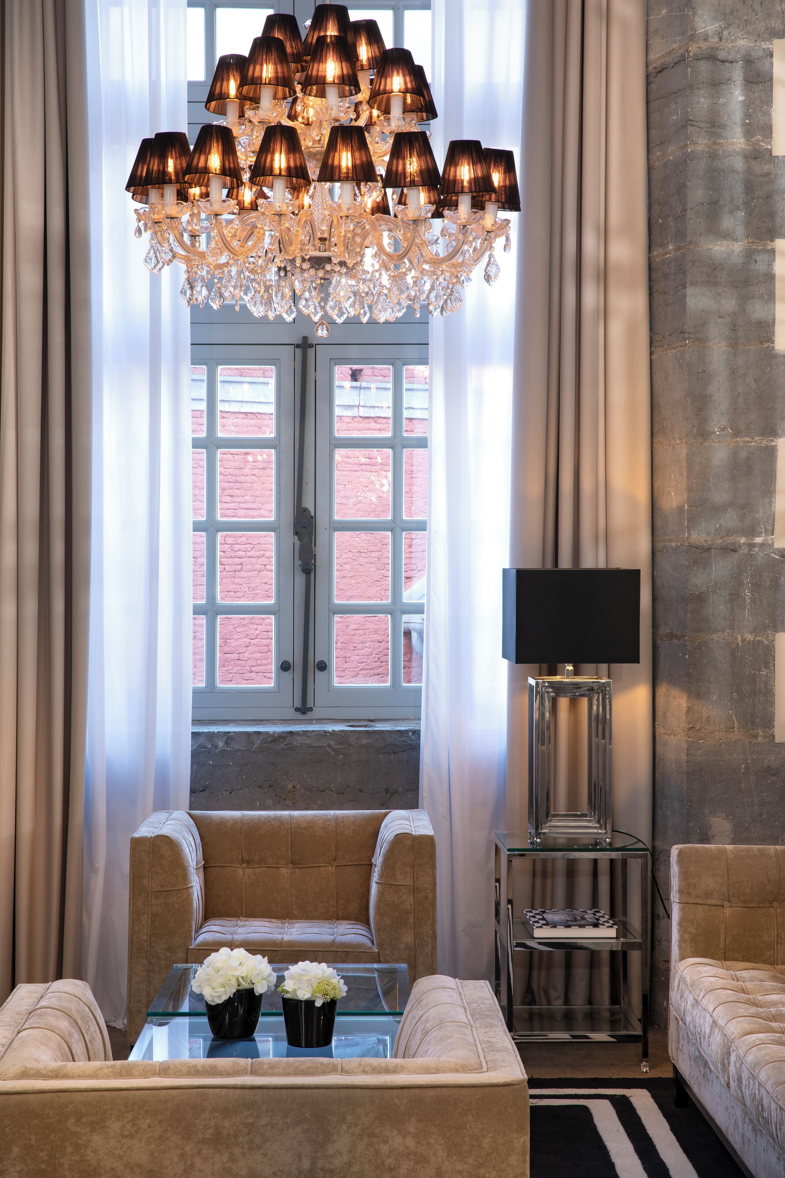 senior suite duplex | living area | flat-screen tv