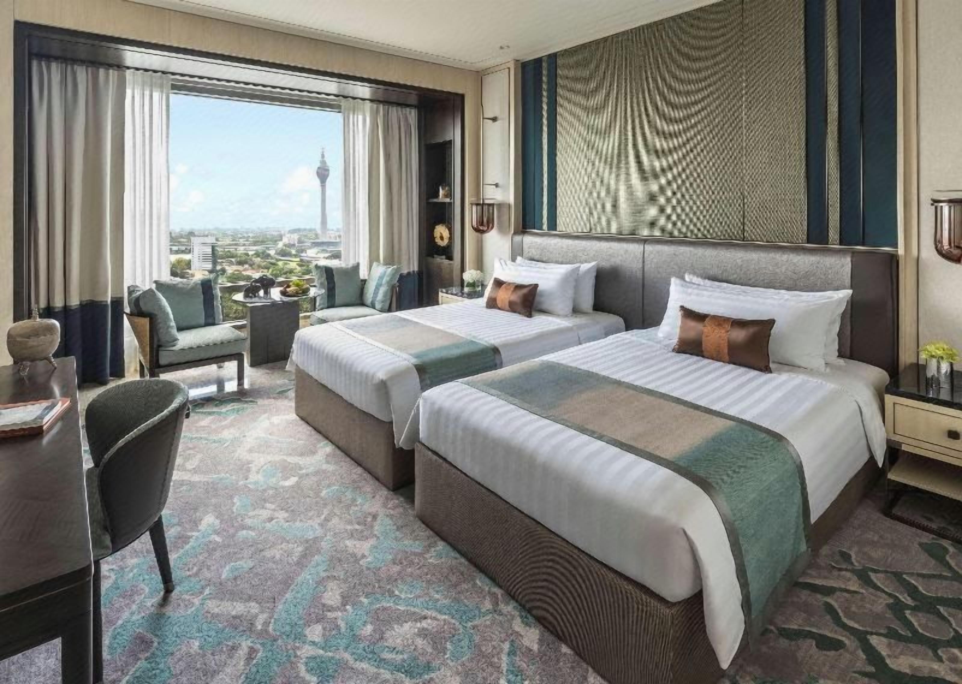 Egyptian cotton sheets, down duvets, minibar, in-room safe