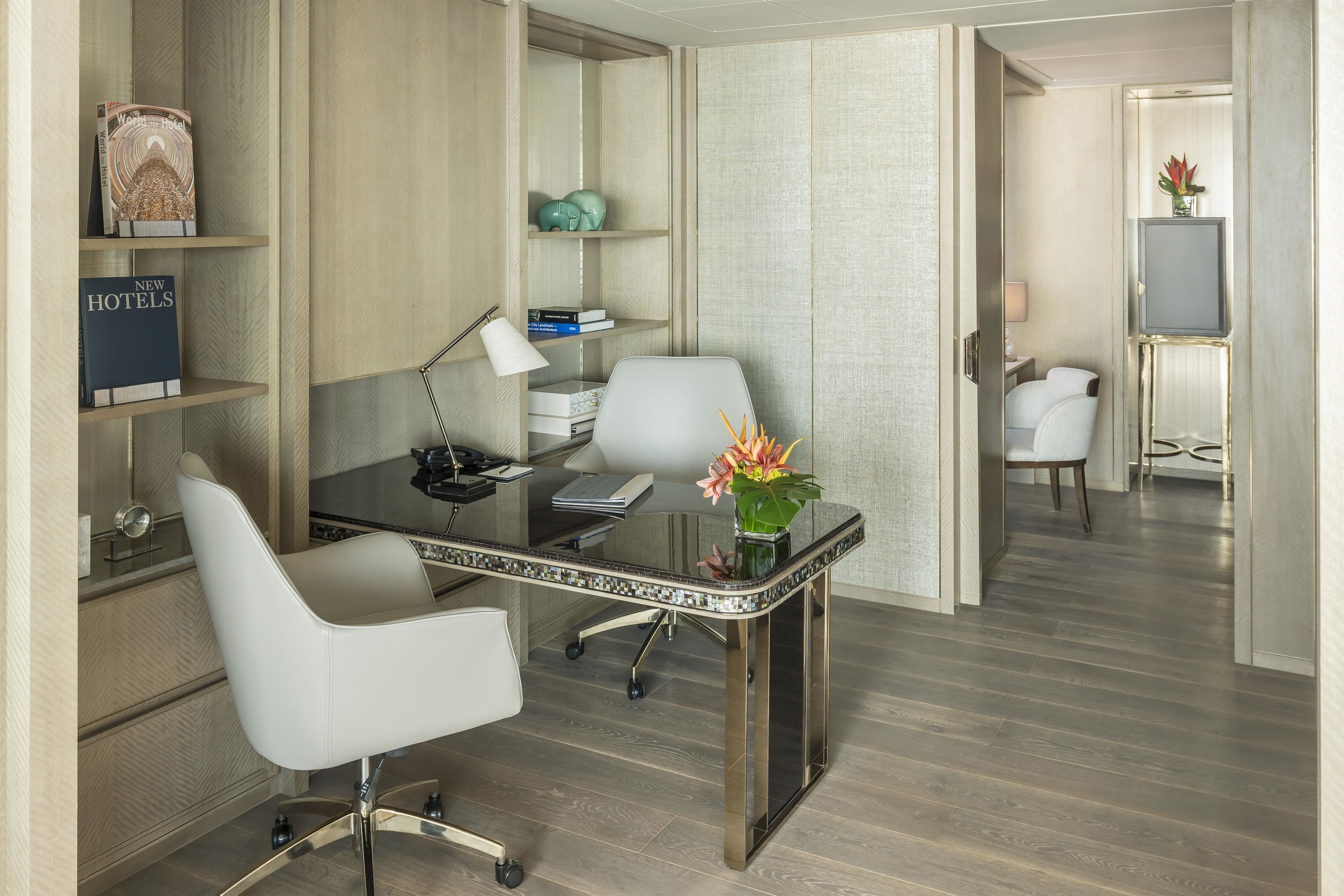 egyptian cotton sheets, down duvets, minibar, in-room safe