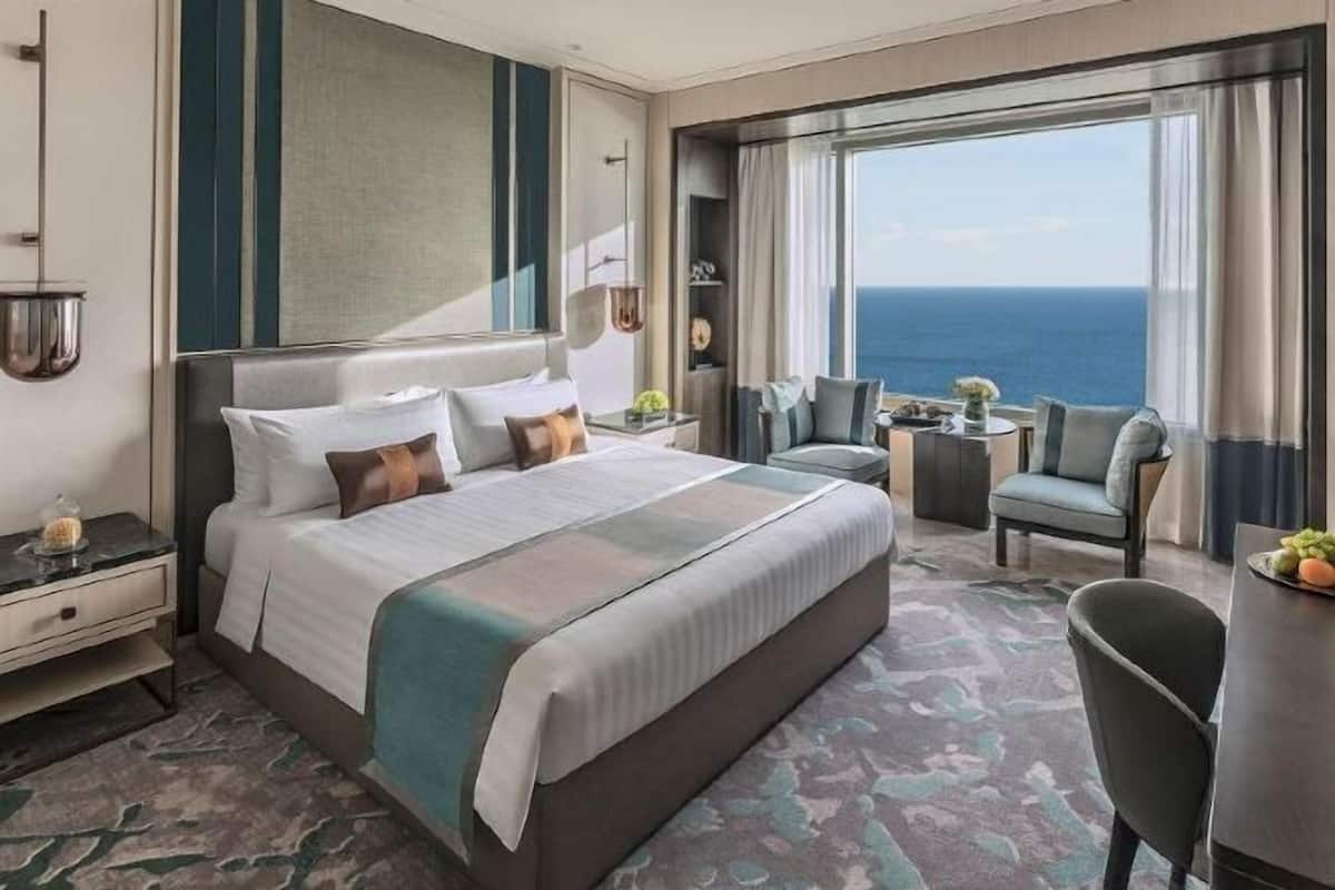 Egyptian cotton sheets, down duvets, minibar, in-room safe