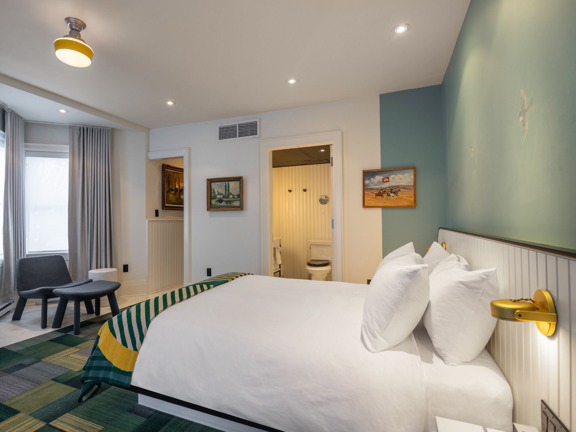 foundry - drake devonshire | premium bedding, minibar, in-room safe, individually decorated