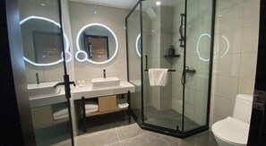 Bathroom - Greentree Inn Shandong Weihai Gangkou Express Hote (Weihai)