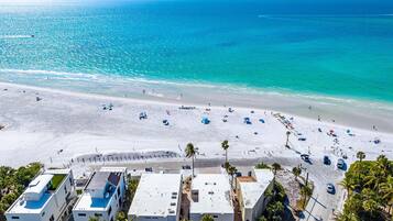 Townhome, Multiple Beds, Beach View (Fanta-Sea 53) | Beach | On the beach, white sand, sun-loungers, beach towels