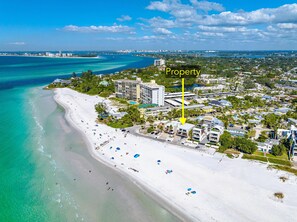Townhome, Multiple Beds, Beach View (Fanta-Sea 53) | Beach | On the beach, white sand, sun-loungers, beach towels - Fanta-Sea on the Beach by Beachside Management - 53 Beach Rd (Siesta Key)