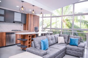 Deluxe-Penthouse | Wohnzimmer