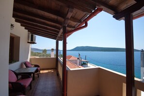 Apartment, 1 Schlafzimmer, Meerblick | Blick vom Balkon