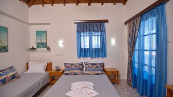 Room, Partial Sea View | 1 bedroom, soundproofing, free WiFi, bed sheets