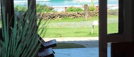 Blick von der Unterkunft