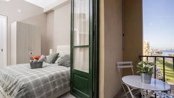 Camera tripla, bagno in camera | Vista dalla camera