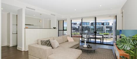 Apartment, 2 Bedrooms (The Prince 206) | Living area | Flat-screen TV