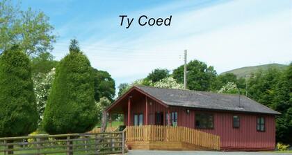 Attractive Timber Chalet In The Upper Tanat Valley. Sleeps 4.