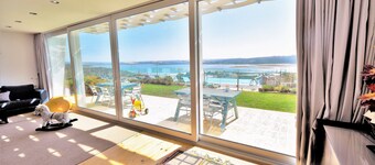 Magnifique villa pour familles avec enfants, piscine chauffée et clôturée, vue superbe