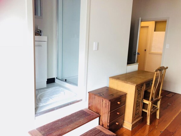 Standard Room, 2 Double Beds | Bathroom | Shower, towels - Aura Hotel (Wellington)