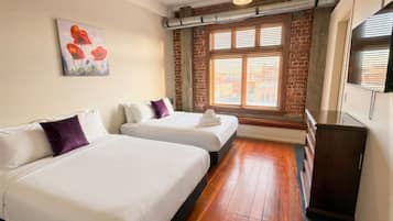 Free WiFi, bed sheets