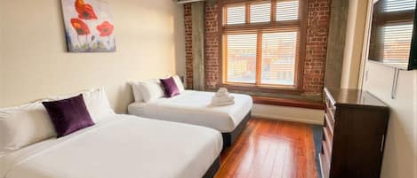 Wifi gratis y ropa de cama