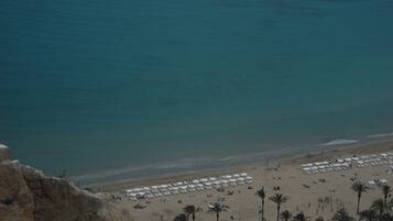Vlak bij het strand, strandlakens