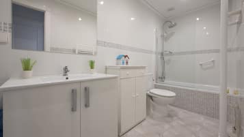Ensemble douche/baignoire, sĂšche-cheveux, serviettes fournies