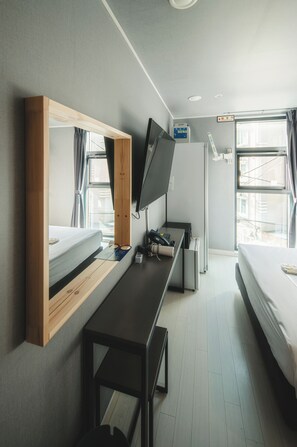 Double Room | In-room safe, soundproofing, free WiFi, bed sheets - Hotel iam (Suncheon)