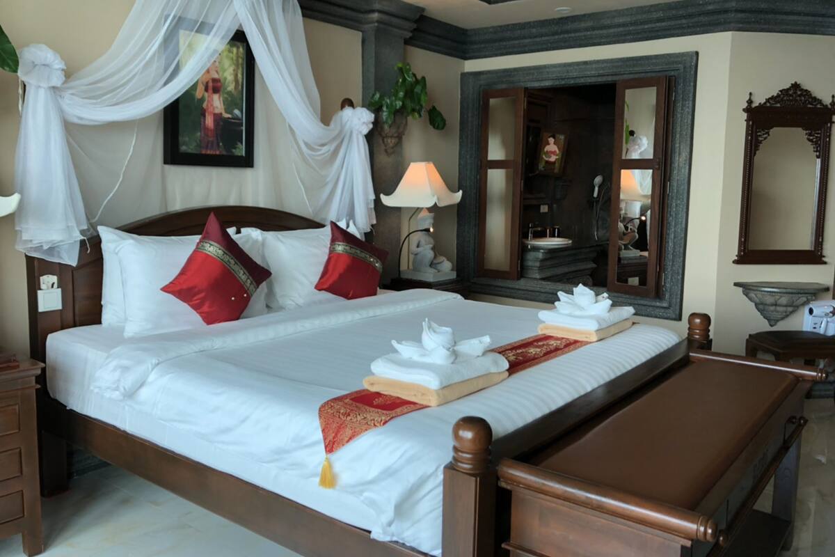 Angkor Deluxe Seaview | Minibar, safe på rommet, blendingsgardiner og wi-fi (inkludert)
