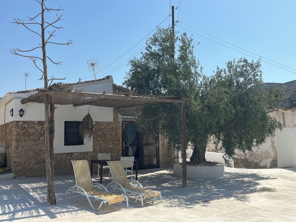 Terrace/patio - House in Los Perales, Sorbas, to disconnect in a natural paradise. (SORBAS)