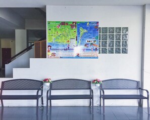 Zona de estar del vestíbulo