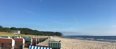 Vlak bij het strand