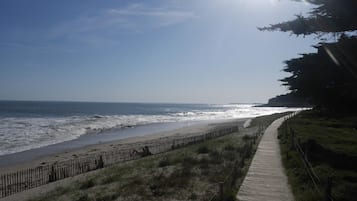 On the beach