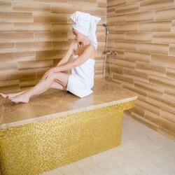 Sauna, steam room, Turkish bath/hammam, body treatments, sports massages