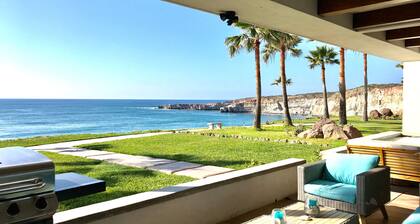 Ocean front beach house with hot tub and breathtaking views of the Pacific.