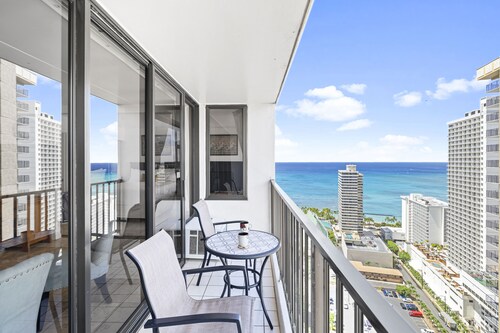 High Rise Deluxe Ocean View Kostenloses Parken / Wifi in Waikiki 3204