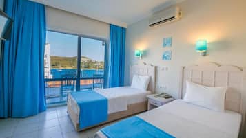 Premium bedding, free minibar items, in-room safe, desk