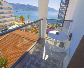 Double Room, 1 Double Bed, Partial Sea View | Balcony view - Marmaris Beach Hotel (Marmaris)