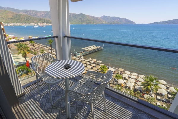 Panoramic Double or Twin Room, Sea View | Balcony view
