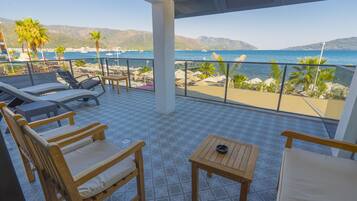 Superior Double Room, 1 Double Bed, Terrace, Sea View | Balcony view