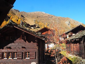 View from room - Pension du Lac Bleu (Evolène)