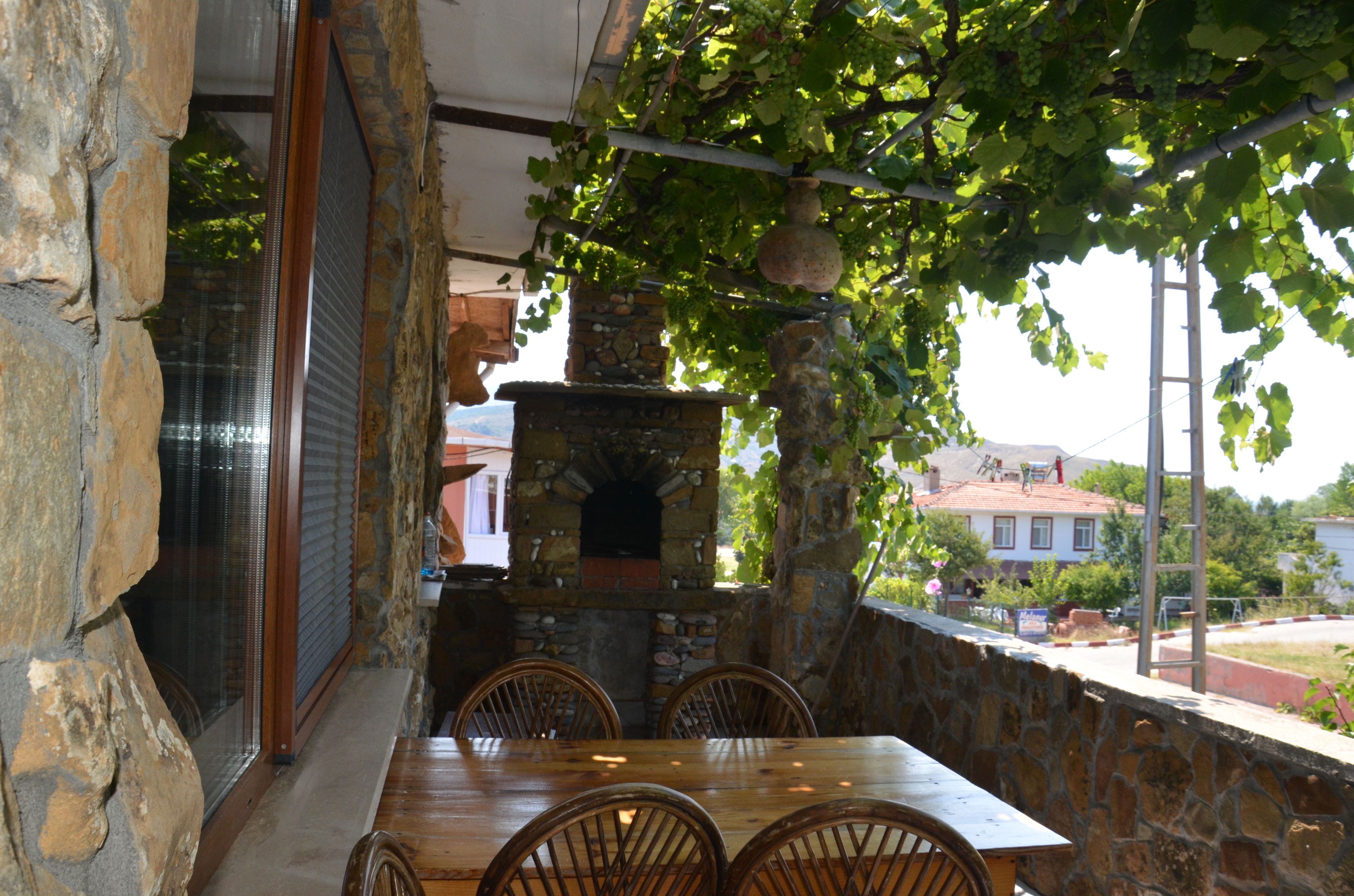 Stone House,1 Bedroom with Fireplace | Balkon