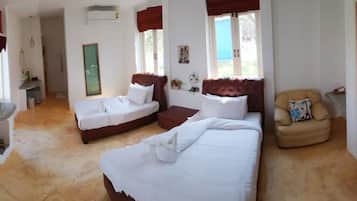 Bungalow Twin | Γραφείο, κουρτίνες συσκότισης, πτυσσόμενα/έξτρα κρεβάτια, δωρεάν Wi-Fi